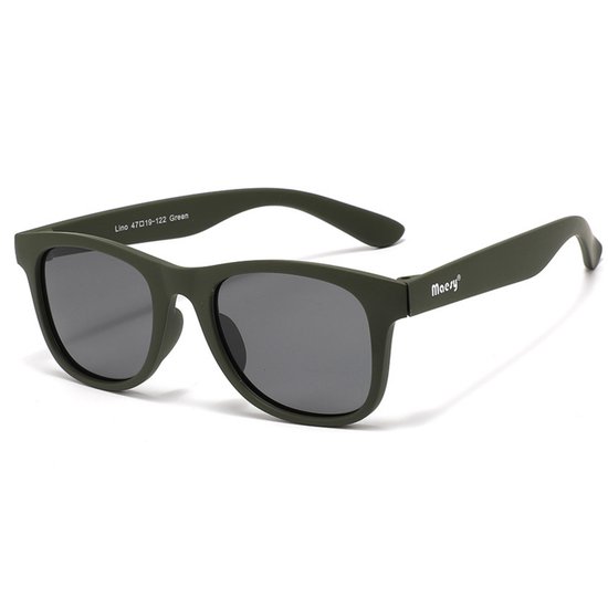 Maesy Kinder Zonnebril Lino - 3 t/m 6 jaar - Flexibel - UV400 Bescherming - Zonnebril Kind - Groen van Maesy