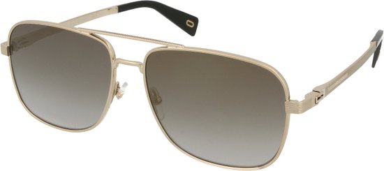 Marc Jacobs MARC 241/S Gold 59/15/145 MAN Zonnebrillen van Merkloos
