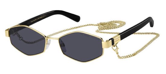Marc Jacobs Zonnebril Marc 496/s Dames Polygonal Staal Zwart van Marc Jacobs