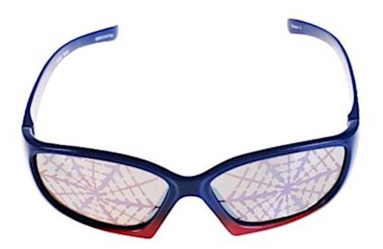 Marvel Kinderzonnebril Junior 15 X 4 Cm Polycarbonaat Blauw/rood van Marvel