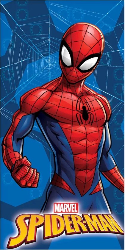 Marvel - Spiderman - Strandlaken - 70x140cm - 100% katoen. van Marvel