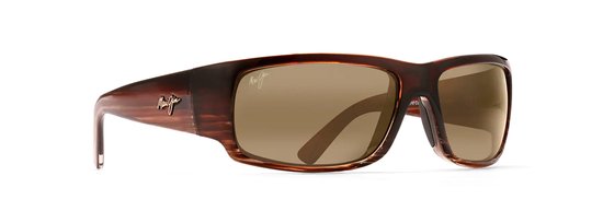 Maui Jim World Cup H266-01 - Chocolate Stripe Fade - Bronze Super Thin Glass van Maui