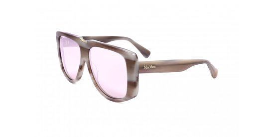 Maxmara MM0075 Beige horn 57/12/140 WOMAN Zonnebrillen