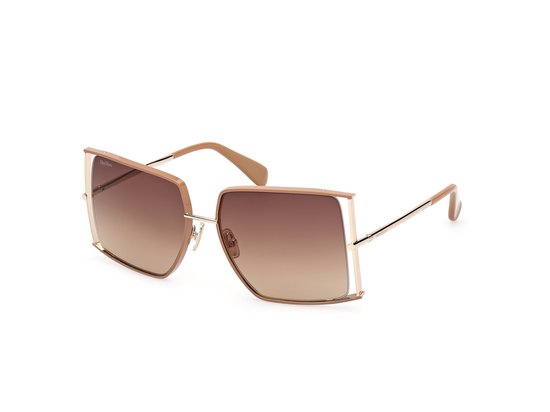 Maxmara MM0120 Shiny light brown 58/17/135 WOMAN Zonnebrillen van Merkloos