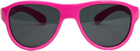 Melleson Eyewear - Kinderzonnebril Charlie 3 - 7 jaar - maat M - roze - Roze van Melleson Eyewear