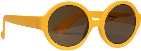 Melleson Eyewear - Kinderzonnebril Lenny 3-7 jaar - maat M - Oranje/Geel - Zonder brillenkoker van Melleson Eyewear