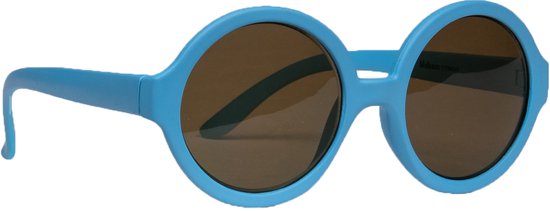 Melleson Eyewear - Kinderzonnebril Lenny 7+ jaar - maat L- Blauw - Zonder brillenkoker van Melleson Eyewear