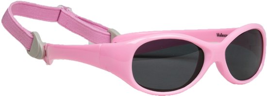 Melleson Eyewear - Kinderzonnebril Noah met band 0 - 1 jaar - maat S - roze - Zonder brillenkoker van Melleson Eyewear