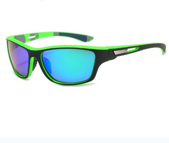 Men's polarized sports sunglasses: protective eyewear, women's wraparound goggles, suitable for driving and fishing. van Merkloos
