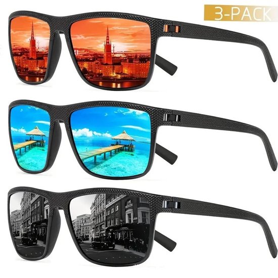 Men's polarized sunglasses, lightweight UV protection sunglasses, perfect for driving, fishing, and golfing. van Merkloos