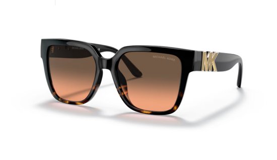 Michael Kors Black Dark Tortoise Zonnebril - BruinZwart
