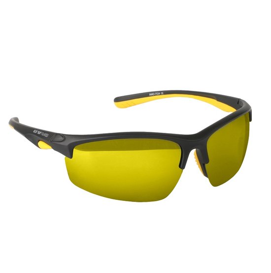 Mikado Gepolariseerde Zonnebril 7524 - Gele Visbril met Spiegeleffect - Polarized voor Vissen & Outdoor