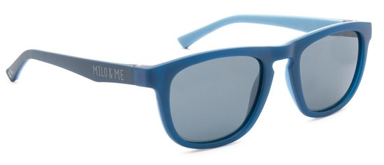 Milo & Me zonnebril Dominique | 10-12 jaar | donkerblauw/denim lichtblauw
