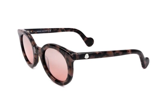 Moncler ML0015 55U COLOURED HAVANA 51/24/140 Vrouw Zonnebrillen van Merkloos