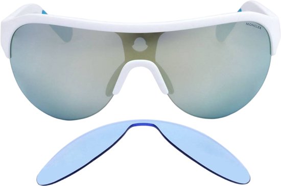 Moncler ML0049 21C Zonnebril - Dames - Heren - Wit van Moncler