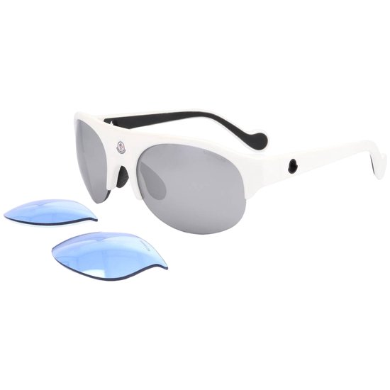 Moncler ML0050 21C Zonnebril - Dames - Heren - Wit van Merkloos