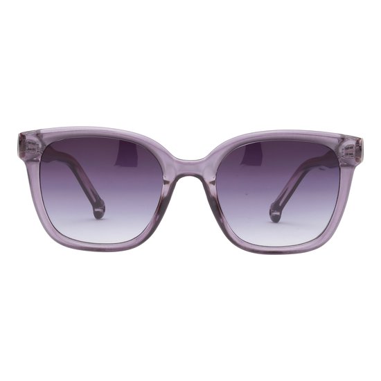 ™Monkeyglasses Annika 03 Shiny grey-purple Sun - Zonnebril - 100% UV bescherming - Danish Design - 100% Upcycled van Monkeyglasses