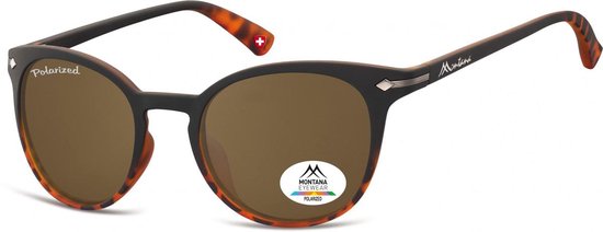 Montana By Sgb Zonnebril Dames Zwart/bruin (turtle) (mp50) van MontAna
