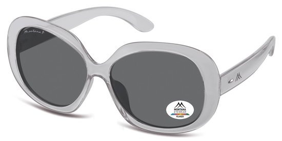 Montana Fashion Zonnebril MP63B Glanzend Grijs van MontAna