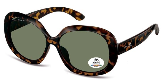 Montana Fashion Zonnebril MP63E Glanzend Turtle van MontAna