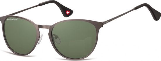 Montana MP88D - Zonnebril - ronde vorm - gunmetal van Montana.
