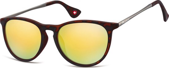 Montana MS24B - Zonnebril -  Ovaal model - Schidpad kunststof-Revo-Lensbreedte 53 mm van MontAna
