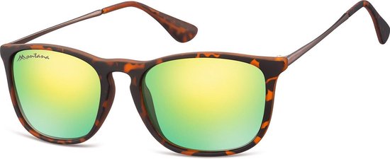 Montana MS34F - Zonnebril - Retro style - Turtle - Lensbreedte 54 mm van MontAna