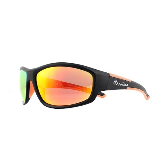Montana SP311A - Zonnebril - Sports style - Zwart - Lensbreedte 62 mm van MontAna
