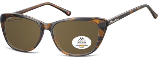 Montana Zonnebril Gepolariseerd Panto Kunststof Bruin (mp42b) van Montana.