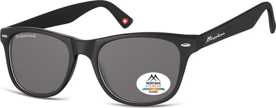 Montana Zonnebril Havana Unisex Vierkant Zwart (mp10) van Montana.