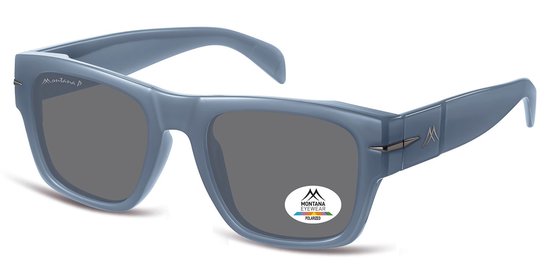 Montana Zonnebril Polarized Glanzend Blauw MP189D van Montana.