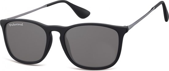 Montana Zonnebril Unisex Gepolariseerd Matzwart (mp34) van MontAna