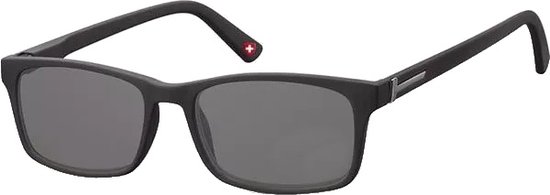 Montana Zonnebril Unisex Rechthoekig Zwart (mr73s) Sterkte +1.00 van Montana.