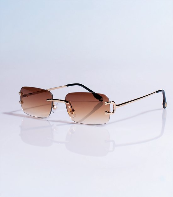 Monture Cognac Fade Gold Zonnebril UNISEX