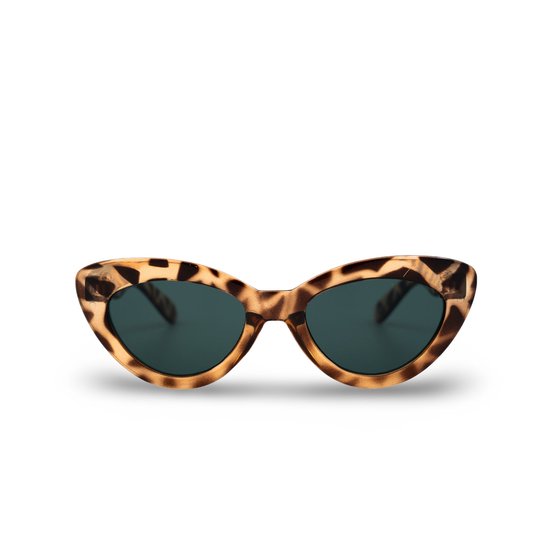 Montuurtjevoorjou - Avy Brown Black - Kinder zonnebril - Bruin - Cat Eye - Meisjes zonnebril van Merkloos