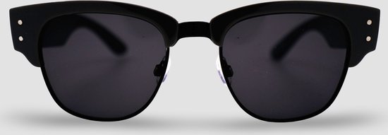 Montuurtjevoorjou - Boston Grey - Ronde Zonnebril - Zonnebril heren en dames - Grijs van Montuurtjevoorjou