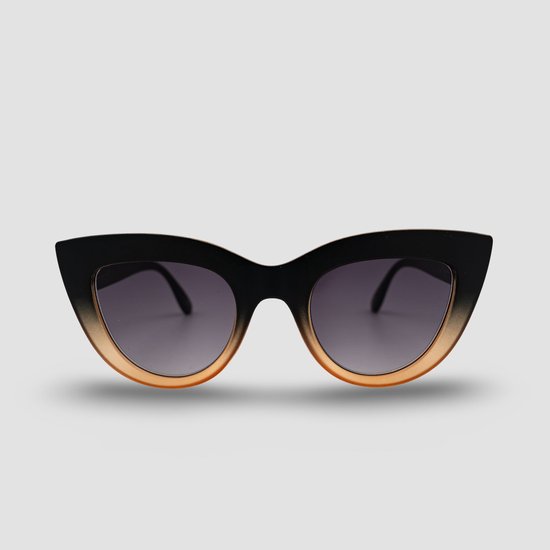Montuurtjevoorjou - Cat Fade - Zonnebril - Dames zonnebril - Cat Eye - Zwart