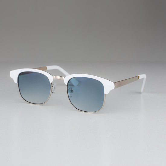 Montuurtjevoorjou - Club Metal White - Zonnebril - Zonnebril Heren - Metaal - Zwart van Montuurtjevoorjou