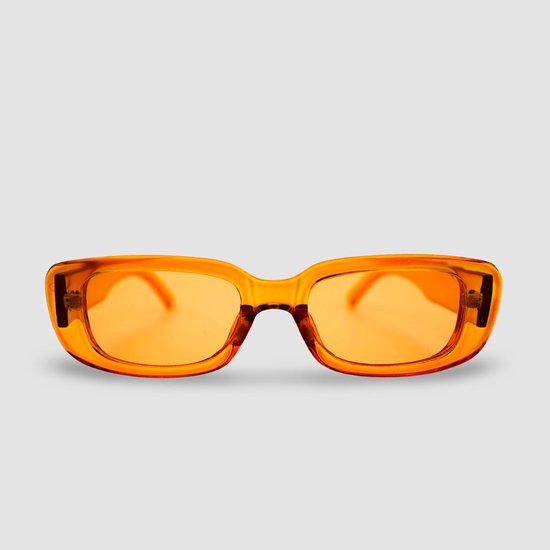 Montuurtjevoorjou - Explore Orange - Zonnebril - Zonnebril heren en dames - Ovaal - Oranje van Montuurtjevoorjou
