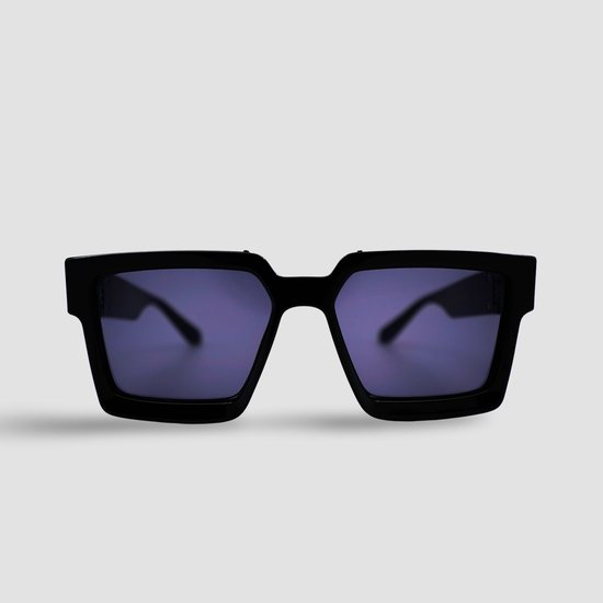 Montuurtjevoorjou - Icon Black - Zonnebril - Zonnebril heren en dames - Vierkant - Zwart van Montuurtjevoorjou