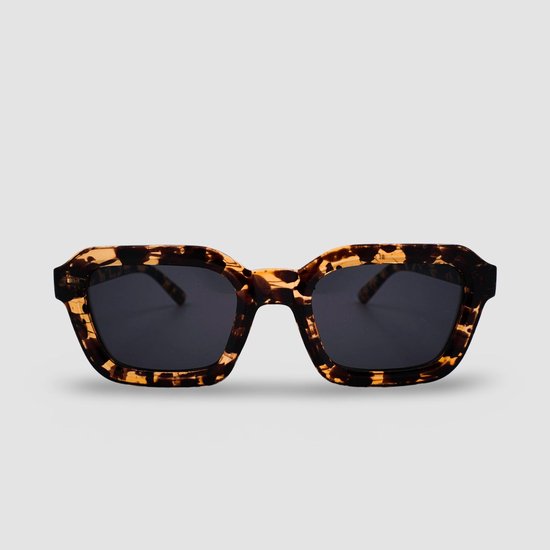 Montuurtjevoorjou - Jersey Leopard - Zonnebrillen - Heren Zonnebril - Dames Zonnebril - Vierkant - Leopard van Montuurtjevoorjou