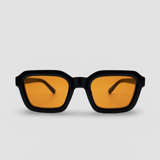 Montuurtjevoorjou - Jersey Orange - Zonnebril - Dames - Heren - Festival Bril - Zwart van Montuurtjevoorjou