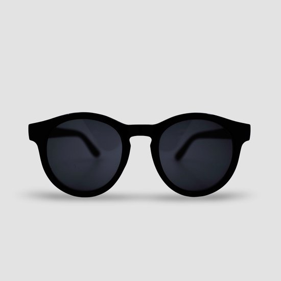 Montuurtjevoorjou - Louise Black - Zonnebril - Zonnebril Dames - Rond - Zwart van Montuurtjevoorjou