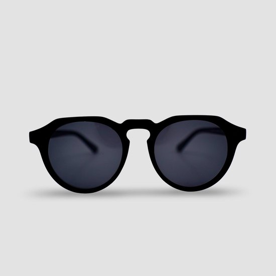 Montuurtjevoorjou - Luxor Black - Zonnebril - Heren zonnebril - Festival Bril - Zwart van Montuurtjevoorjou