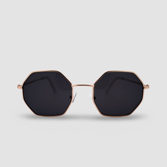 Montuurtjevoorjou - Octa Gold 2.0 - Zonnebril - Zonnebril heren en dames - Metaal - Goud van Montuurtjevoorjou