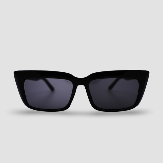 Montuurtjevoorjou - Rectangle Black - Zonnebril - Zonnebril Dames - Rechthoek - Zwart van Montuurtjevoorjou