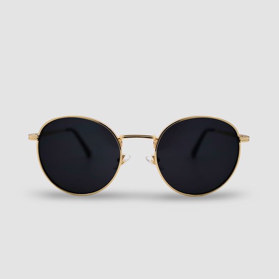 Montuurtjevoorjou - Round Future Gold - Zonnebril - Zonnebril heren en dames - Rond - Goud - Metaal van Montuurtjevoorjou