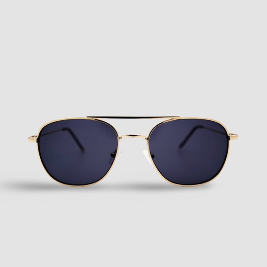 Montuurtjevoorjou - The Boss Gold Black - Zonnebril - Zonnebril heren en dames - Piloten Zonnebril - Goud van Montuurtjevoorjou