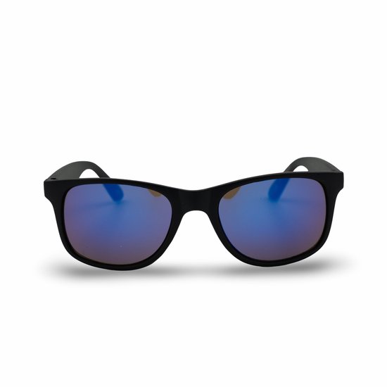 Montuurtjevoorjou - Tim Blue - Kinder zonnebril - Zwart - Jongens zonnebril van Montuurtjevoorjou