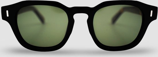 Montuurtjevoorjou - Tulum Leopard - Zonnebril - Zonnebril heren en dames - Acetaat - Zwart van Montuurtjevoorjou